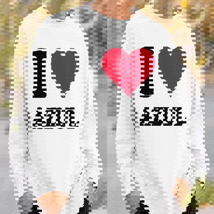 I Love Azul スウェットシャツ 彼への贈り物