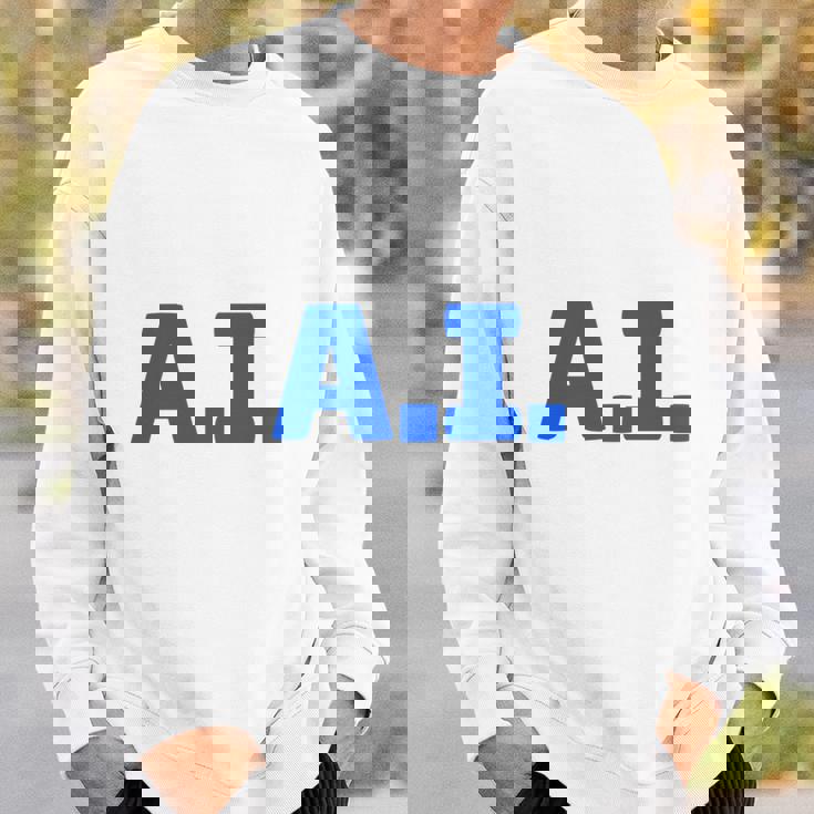 I Love AI 人工知能 長袖tシャツ スウェットシャツ 彼への贈り物