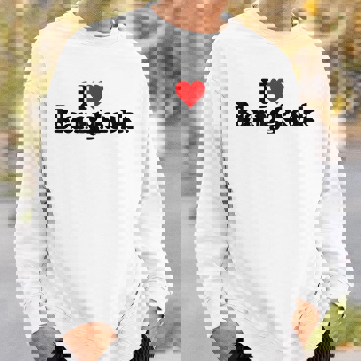 I Love Heart Bangkok タイ Bk Bkk スウェットシャツ 彼への贈り物