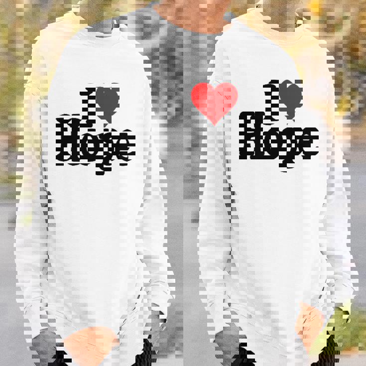 I Love Heart Hope Namee On A スウェットシャツ 彼への贈り物