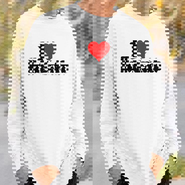 I Love Heart 北海道ジャパン スウェットシャツ 彼への贈り物