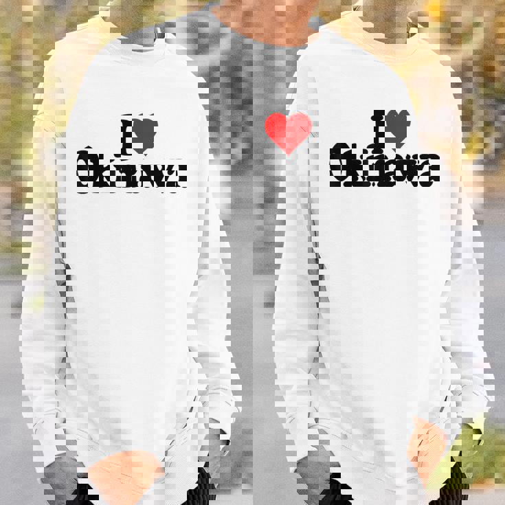 I Love Heart 沖縄ジャパン スウェットシャツ 彼への贈り物