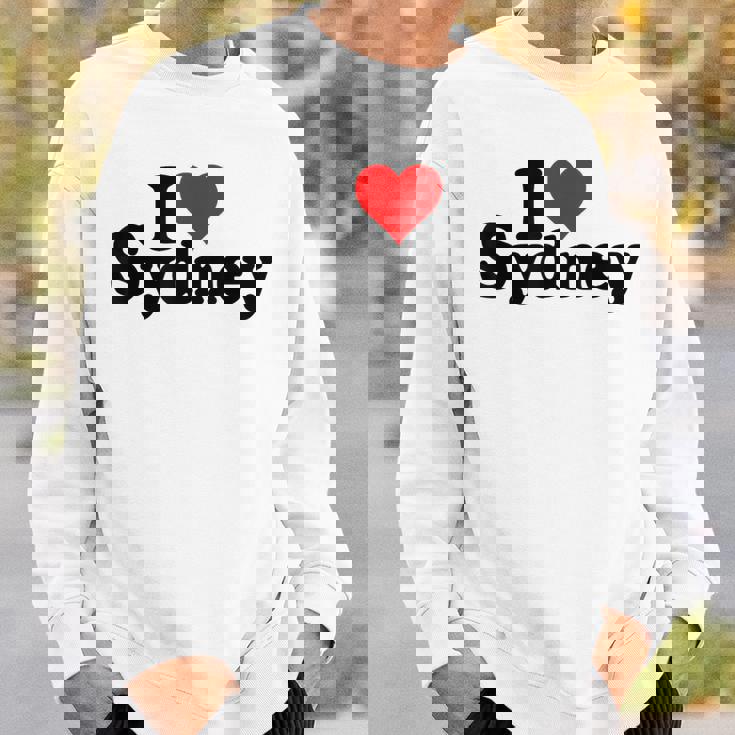 I Love Heartydneyyd Namee Australia スウェットシャツ 彼への贈り物