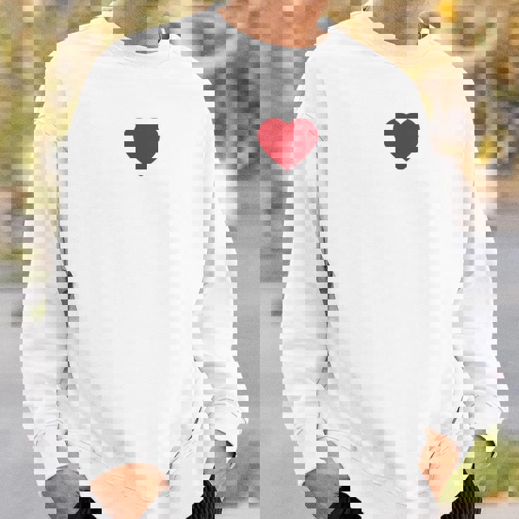 I Love Jesus I Heart Jesus レッドハート 長袖tシャツ スウェットシャツ 彼への贈り物