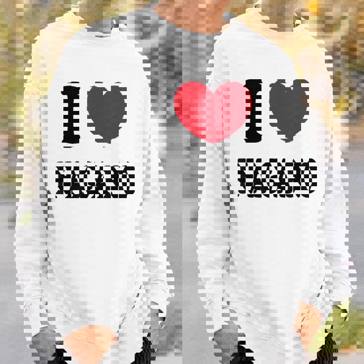 I Love Nagano 長野大好き スウェットシャツ 彼への贈り物