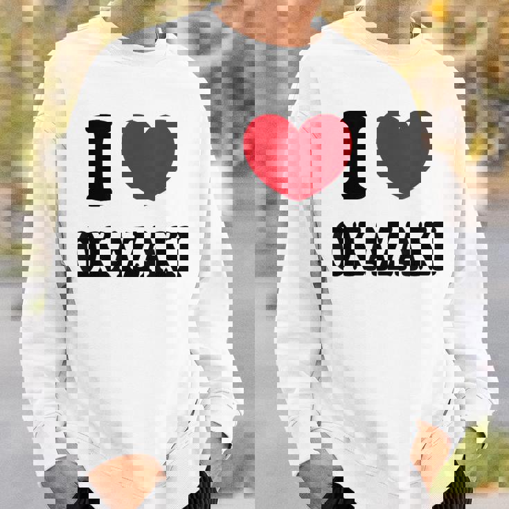 I Love Okazaki 岡崎大好き スウェットシャツ 彼への贈り物