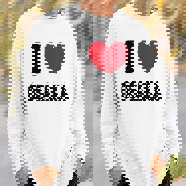 I Love Osaka アイラブ大阪 スウェットシャツ 彼への贈り物