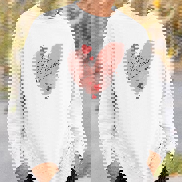 I Love You A Elegant Declaration Of Love I Love You スウェットシャツ 彼への贈り物