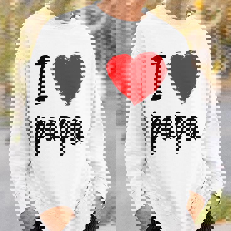 I Love You PapaCool Happy Father's Day Best Daddy スウェットシャツ 彼への贈り物