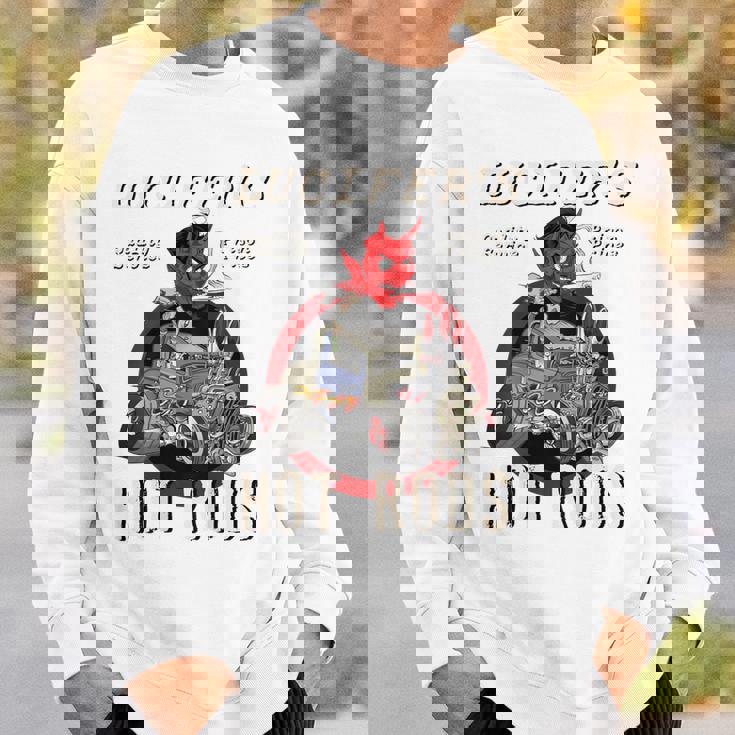 Lucifer's Hot Rodhop ロカビリー Prison Price ラットロッド スウェットシャツ 彼への贈り物