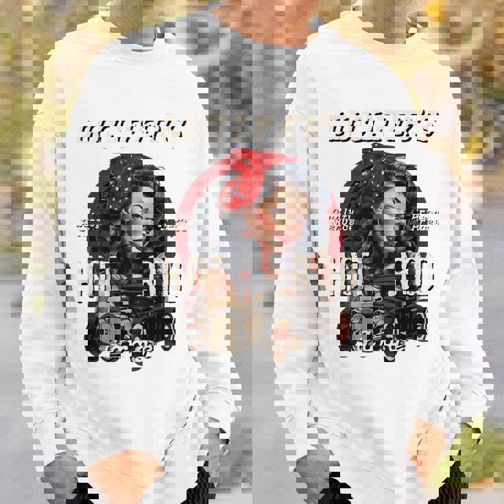 Lucifer's スーパーホットロッド ピンナップガール ロカビリー ガレージ レトロ スウェットシャツ 彼への贈り物