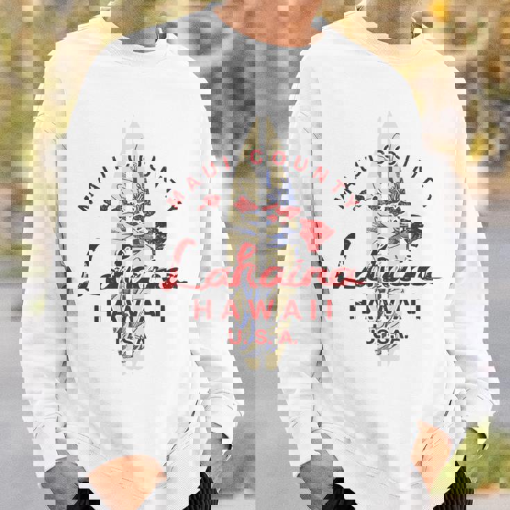 Maui Lahaina ヴィンテージ ハワイ諸島 長袖tシャツ スウェットシャツ 彼への贈り物