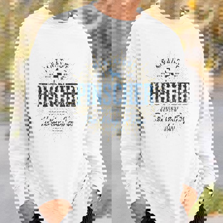 Miniature Pinscher ヴィンテージミニチュア・ピンシャー スウェットシャツ 彼への贈り物