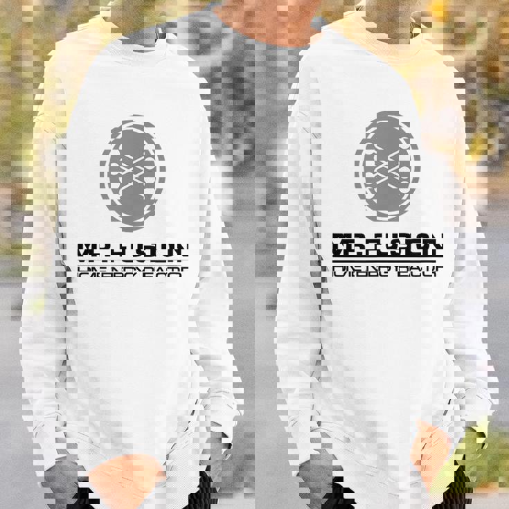 Mr Fusion 家庭用エネルギーリアクター スウェットシャツ 彼への贈り物