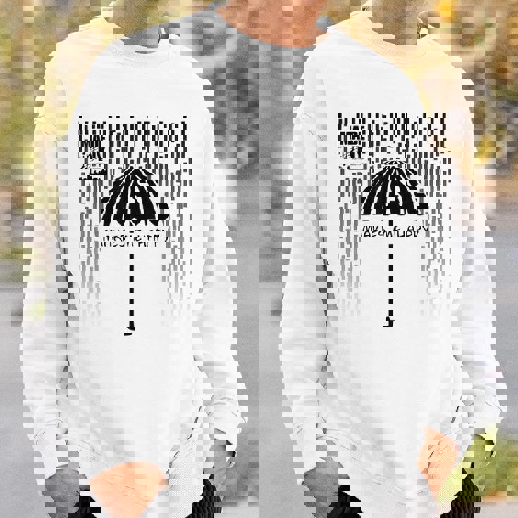 Music Makes Me Happy、音楽にインスパイアされたアパレル、ニューヨーク、ジャズ スウェットシャツ 彼への贈り物