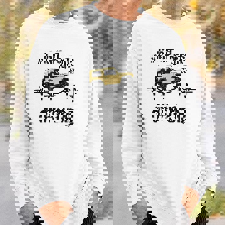 My Heart Beats For オフロード 4X4 Jb74 Gj 4Wd ファンアイボリー スウェットシャツ 彼への贈り物