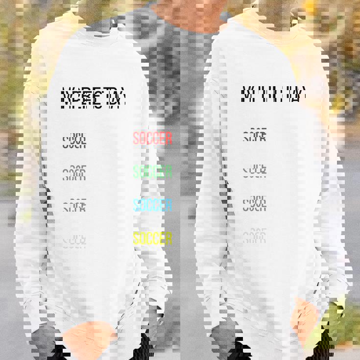 My Perfect Day、サッカー 長袖tシャツ スウェットシャツ 彼への贈り物