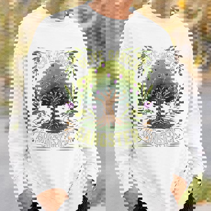 Olive Garden Gangster Olive Tree Graphic 長袖tシャツ スウェットシャツ 彼への贈り物