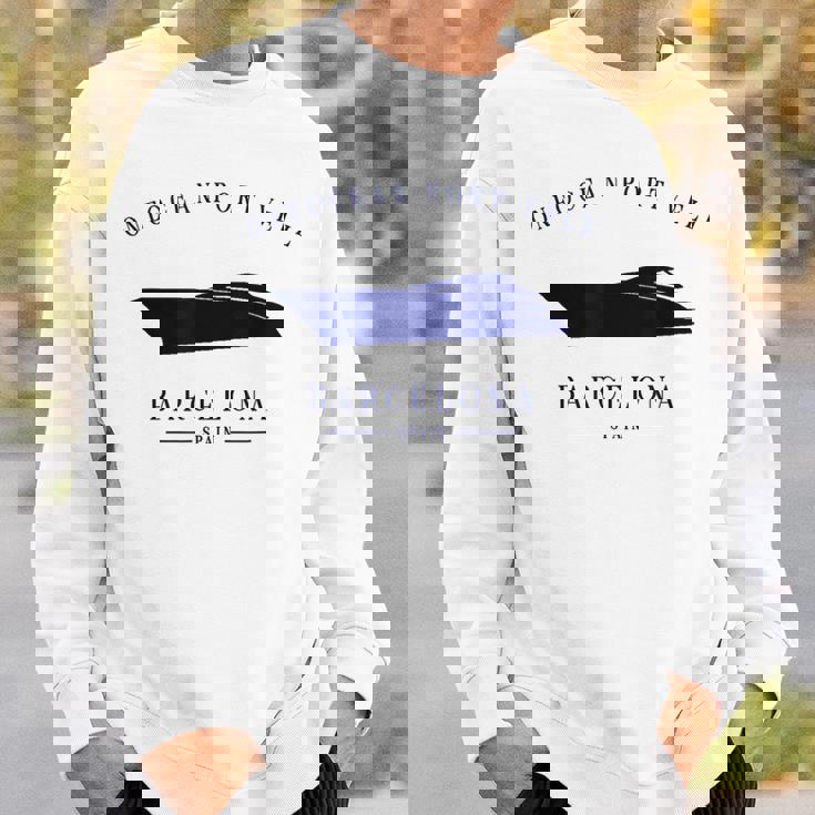 Oneocean Portell Marina バルセロナ ヨットクラブ スペイン リビエラ スウェットシャツ 彼への贈り物