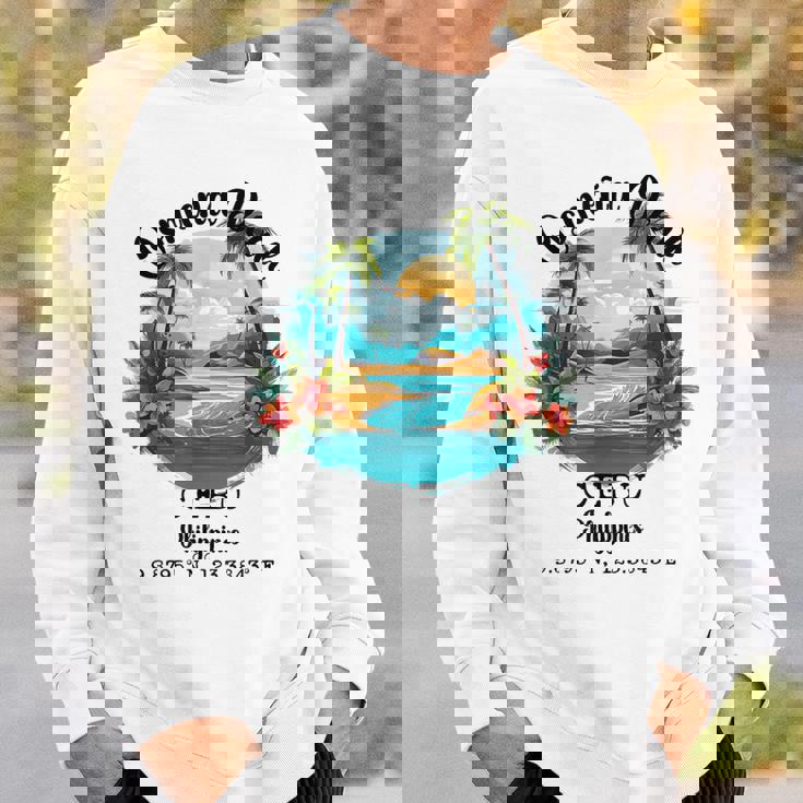 Osmeña Peak セブ フィリピン 島 バケーション お土産 スウェットシャツ 彼への贈り物