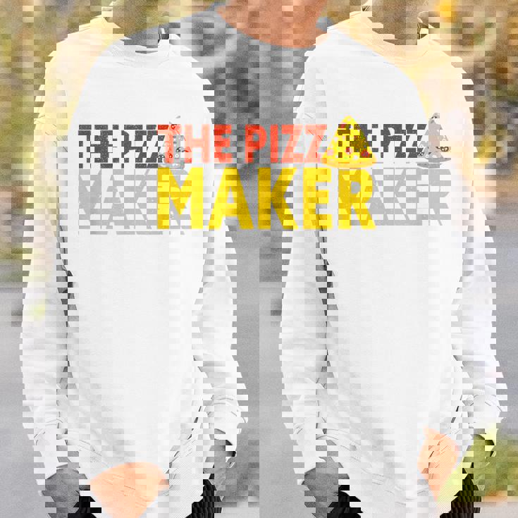 The Pizza Maker Pizza Making スウェットシャツ 彼への贈り物