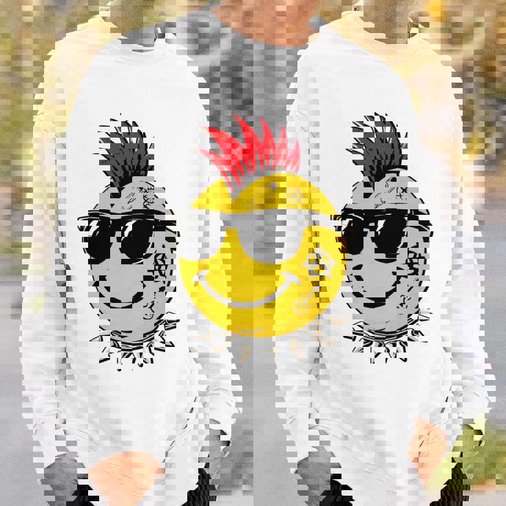 Punker Jumper Iro Anarchy Guitars Punk Rebels 長袖tシャツ スウェットシャツ 彼への贈り物