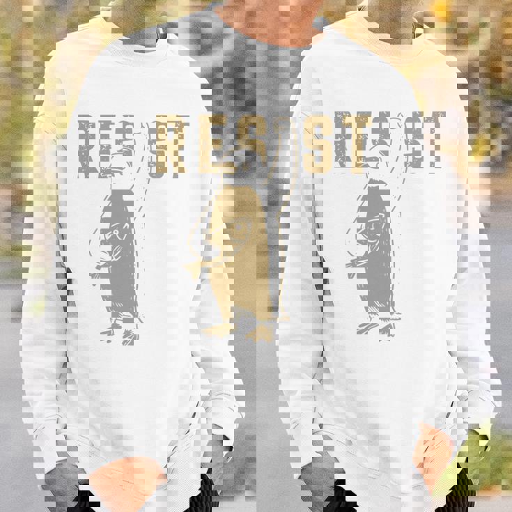 Resist Penguins Activism グラフィック Wetand With Penguins 長袖tシャツ スウェットシャツ 彼への贈り物