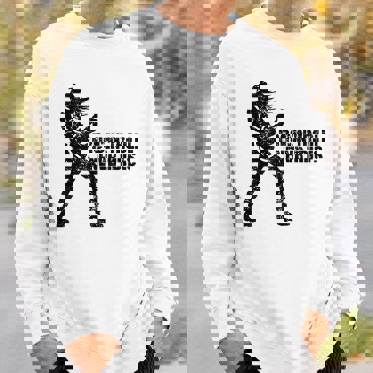 Rock 'N' Roll Never Dies ギタープレーヤー スウェットシャツ 彼への贈り物