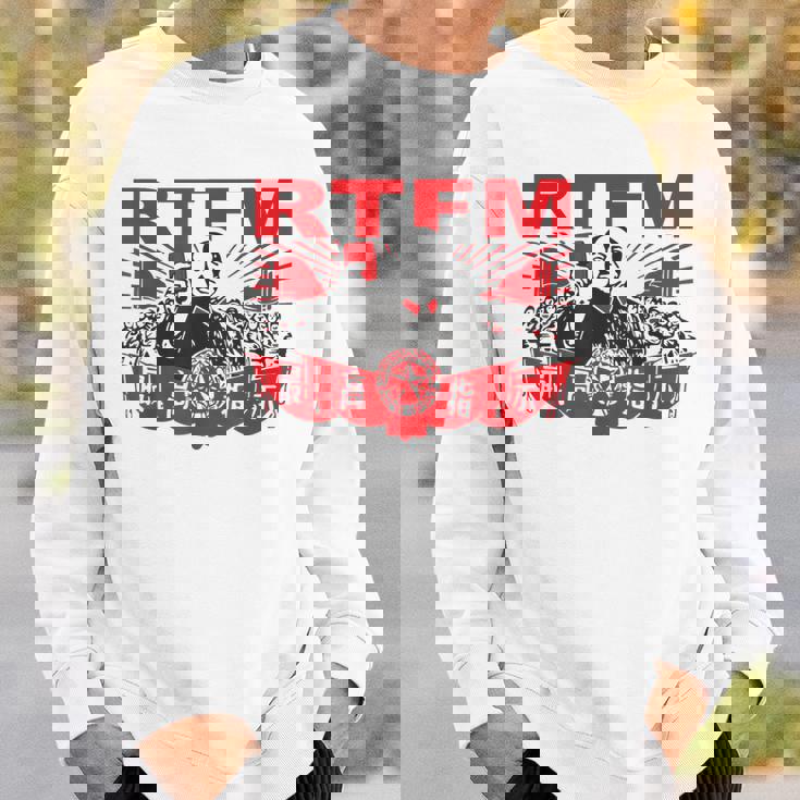 Rtfm ミームをマップ スウェットシャツ 彼への贈り物