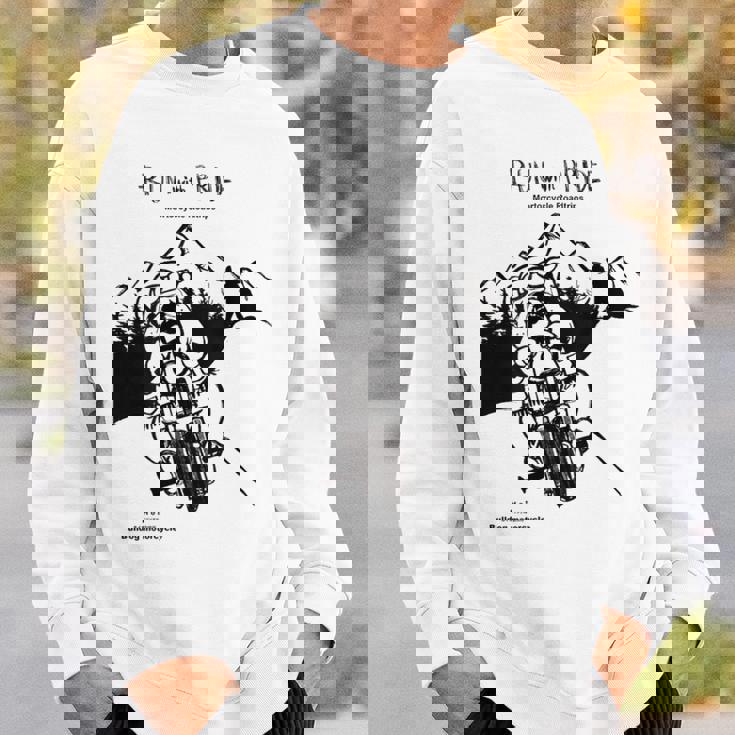 Run With Pride ハーレーブルドッグ スウェットシャツ 彼への贈り物