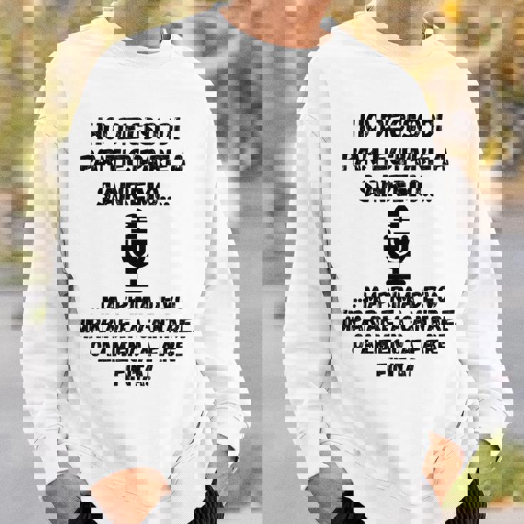 Sanremo 2025 Expression シャツ スウェットシャツ 彼への贈り物