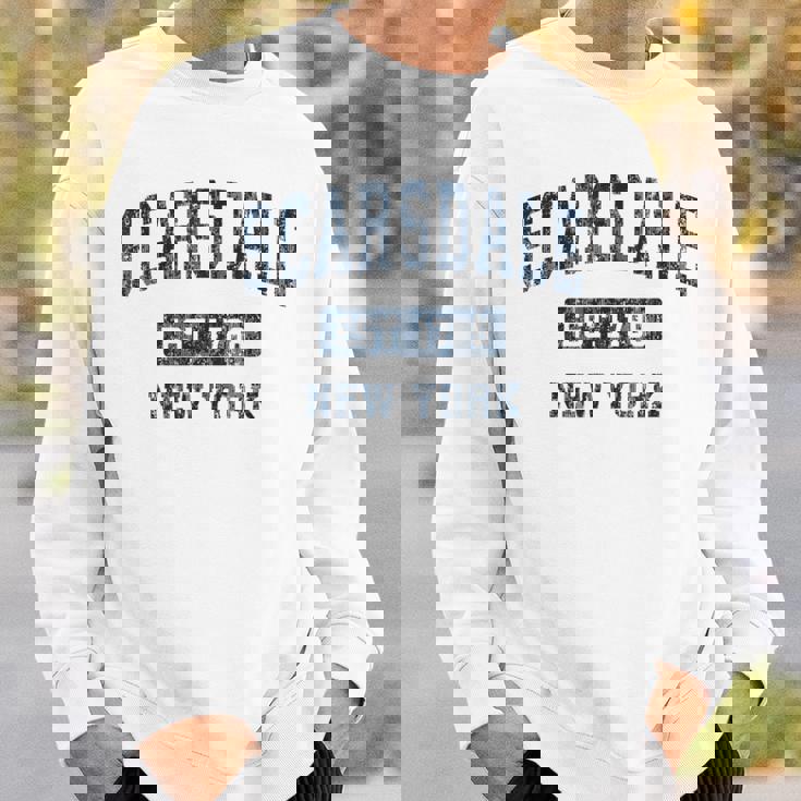 Scarsdale New York Ny ビンテージスポーツデザイン ネイビー スウェットシャツ 彼への贈り物