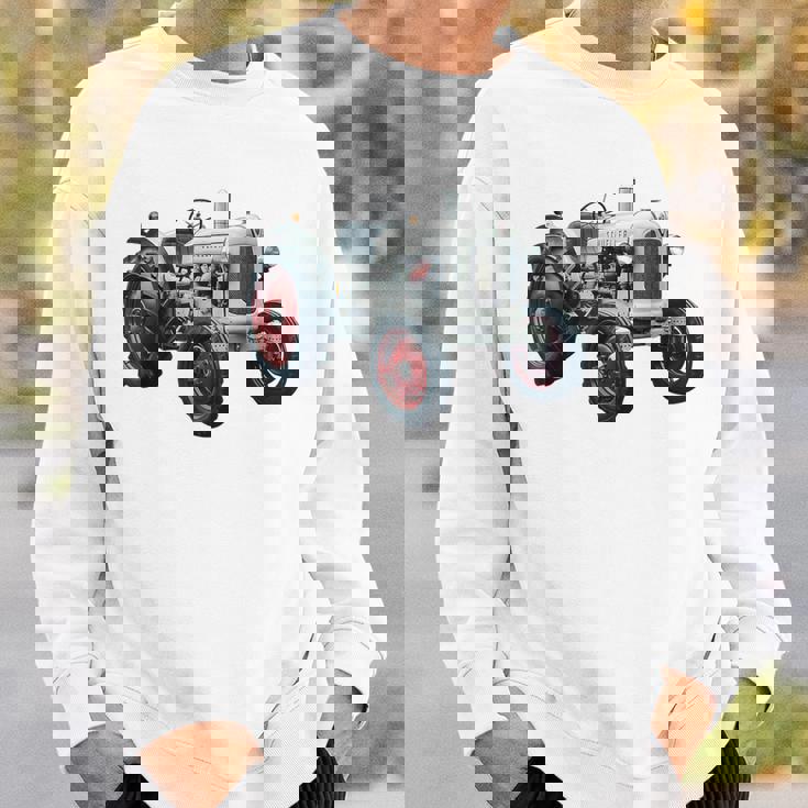 Schueller ヴィンテージ トラクター ドイツ レトロ スウェットシャツ 彼への贈り物