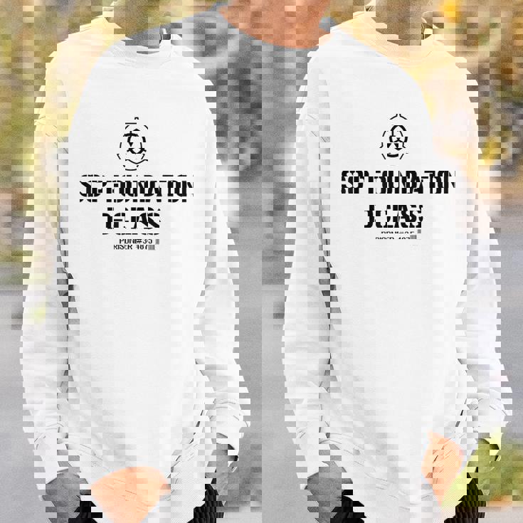 Scp Foundation Dクラス 囚人バーコード スウェットシャツ 彼への贈り物