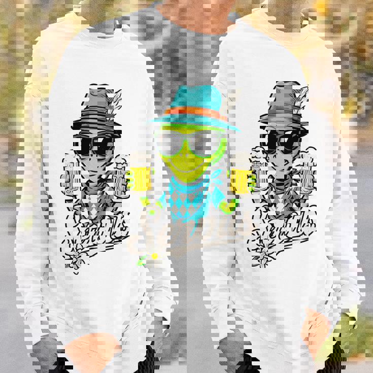 Servus Wiesn Gaudi – 面白いオクトーバーフェストビールバイエルンコスチューム 長袖tシャツ スウェットシャツ 彼への贈り物