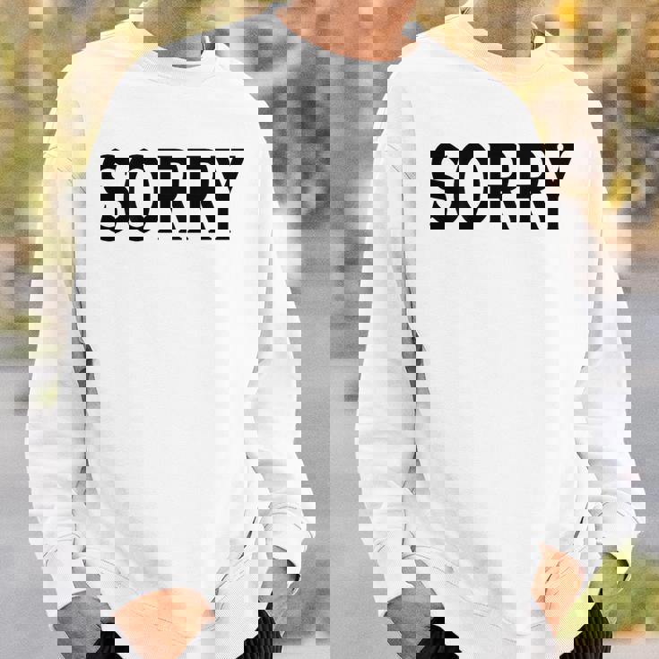 Sorry Das Icho Groß スウェットシャツ 彼への贈り物