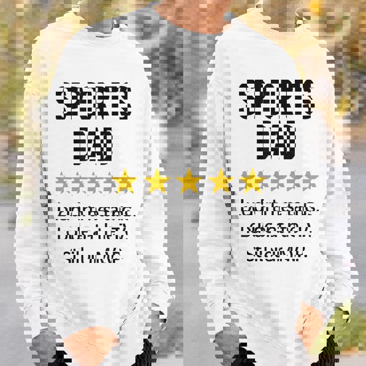 Sports Dad Loud In Thetands MVP 引用 スウェットシャツ 彼への贈り物