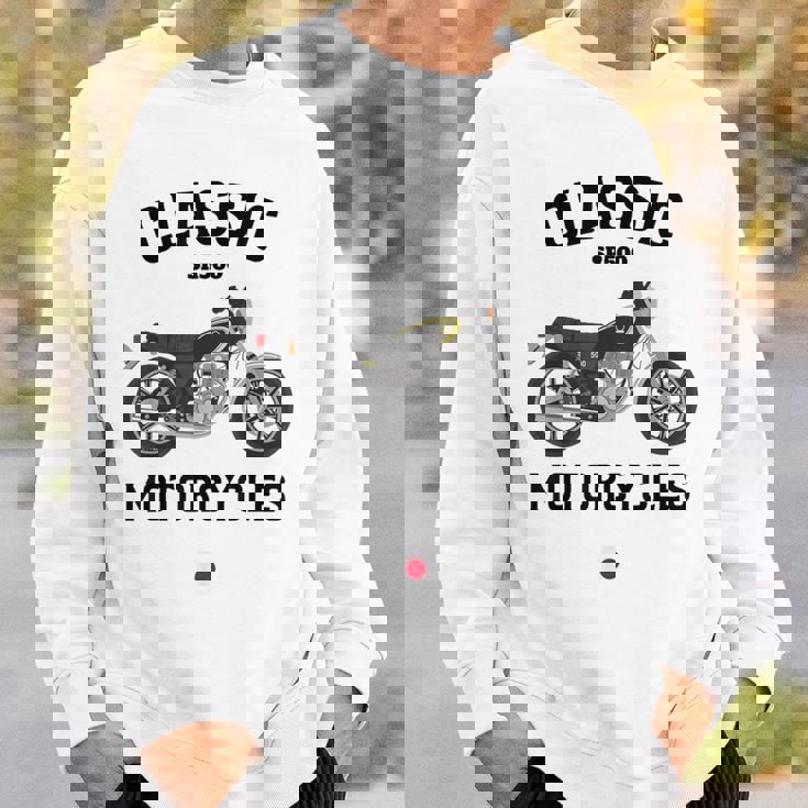 Sr500 ブラック クラシックバイク モーターサイクリスト オートバイ スウェットシャツ 彼への贈り物