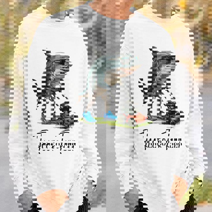 Tralalero Tralala Brain Red hark Meme 長袖tシャツ スウェットシャツ 彼への贈り物