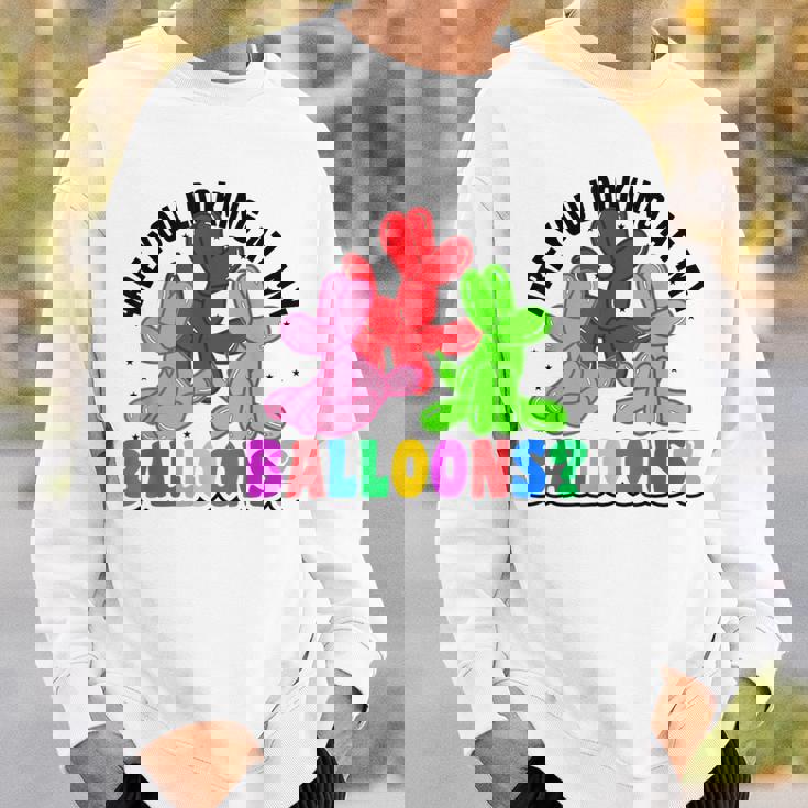 Twisting Balloon バルーンツイスト アート バルーンモデリング スウェットシャツ 彼への贈り物