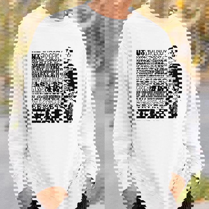 Until The Philosophy ハイレ・セラシエ 戦争 スピーチ レゲエ ラスタ 哲学が変わるまで スウェットシャツ 彼への贈り物