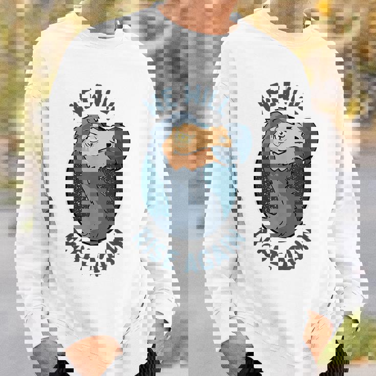 We Will Rise Again 絶滅した飛べないドードー スウェットシャツ 彼への贈り物