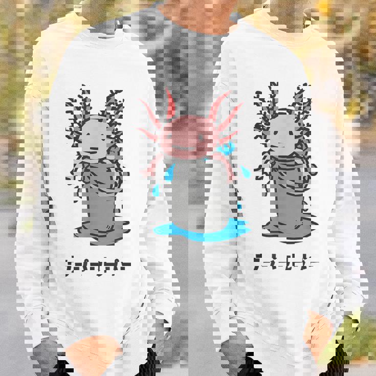 Wooper-Muper メキシカンサラマンダー アフロヘッド かわいい 面白い キッズ スウェットシャツ 彼への贈り物