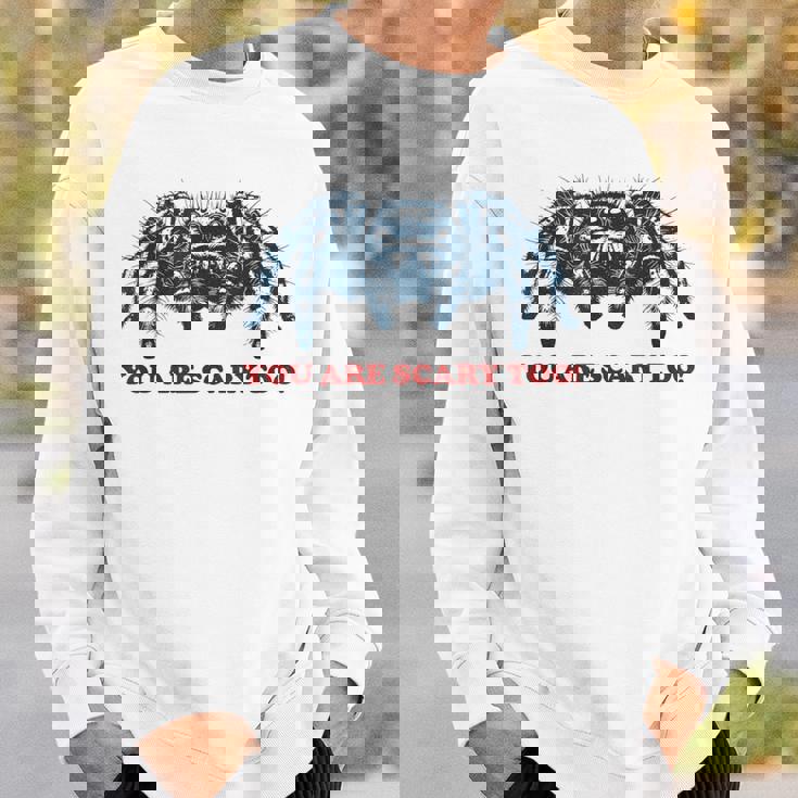 あなたも怖いよ！ タランチュラの飼い主 面白いタランチュラ スウェットシャツ 彼への贈り物