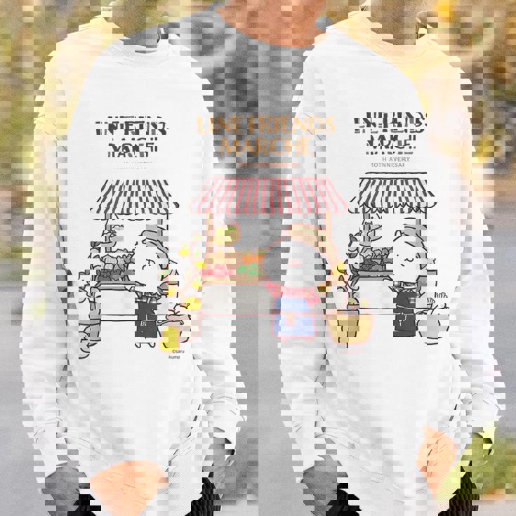 うさまる ベジまるシェ ロゴ付 スウェットシャツ 彼への贈り物