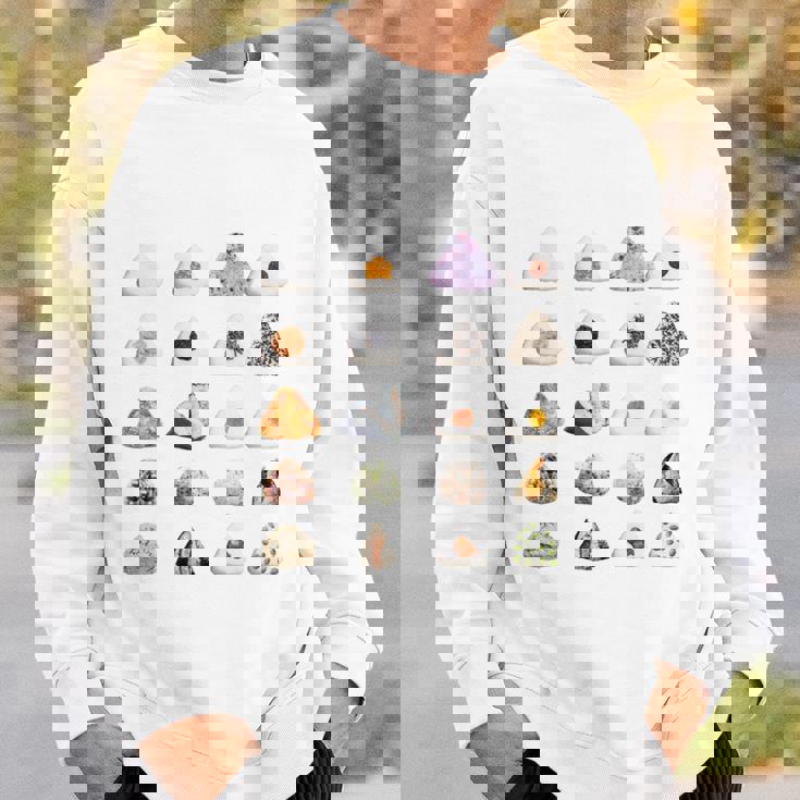 おにぎり 種類 面白いtシャツ おもしろ 食べ物 文字入り メンズ 面白い 服 ネタ グッズ 文字tシャツ プレゼント 長袖tシャツ スウェットシャツ 彼への贈り物