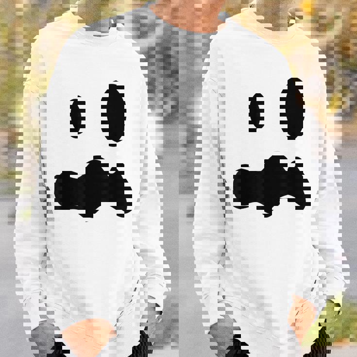 お化けの顔 ハロウィーン 幽霊 おばけ ゆうれい スウェットシャツ 彼への贈り物