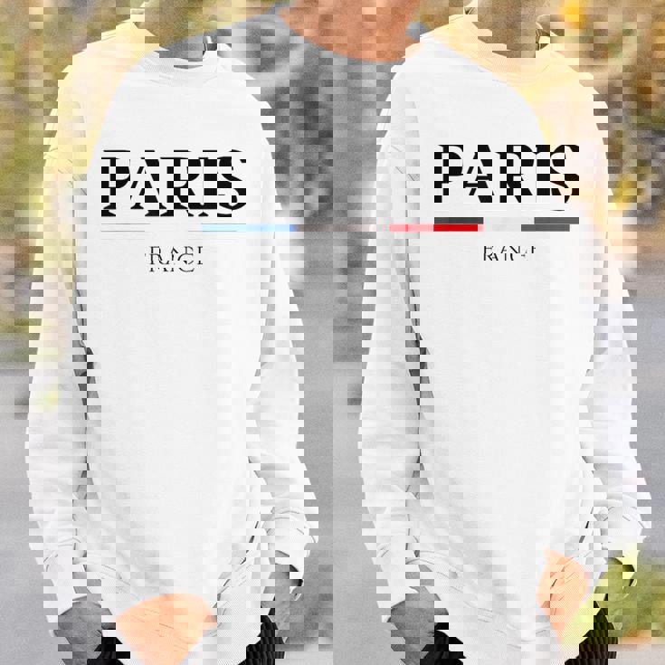 お土産 De Paris フランス国旗 愛の首都 ギフト スウェットシャツ 彼への贈り物