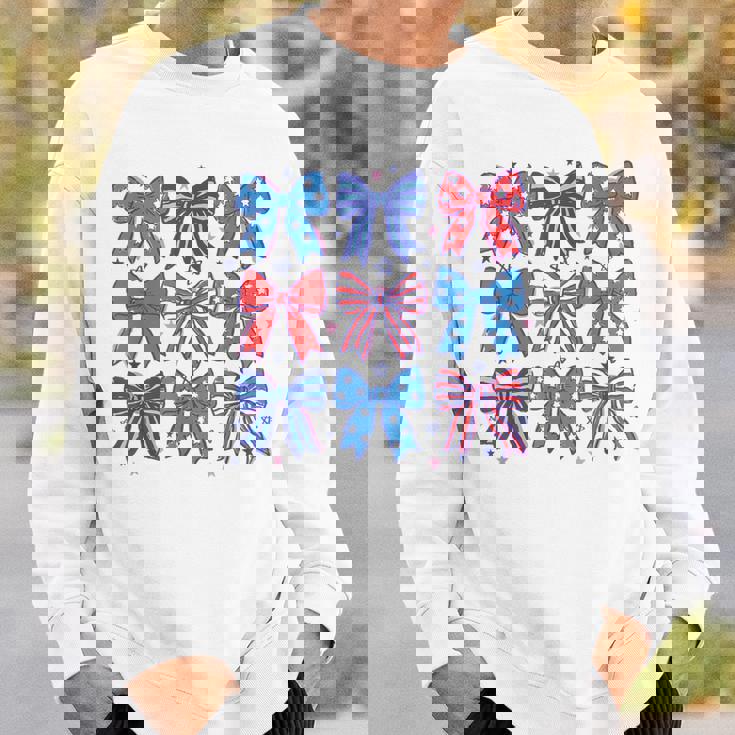 かわいい愛国的なボウスターデザイン7月4日シャツusaプライド スウェットシャツ 彼への贈り物