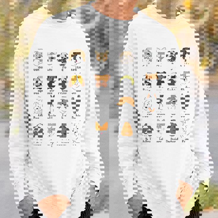 かわいい面白い犬種 スウェットシャツ 彼への贈り物